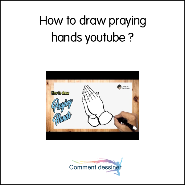 How to draw praying hands youtube